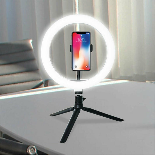 4in1 Dimmable USB LED Ring Light Mirror Tripod Stand