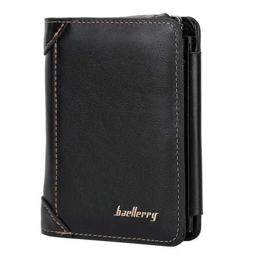 Men Leather Wallet ID Card Holder Purse