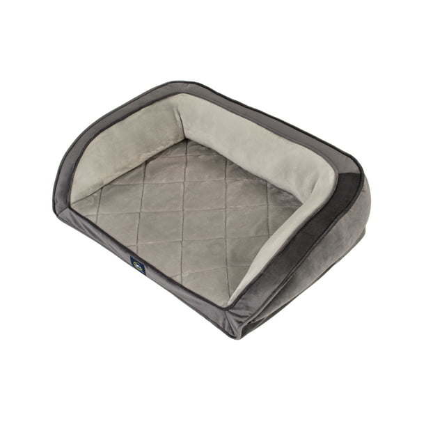 Gel Memory Foam Quilted Ortho Couch Dog Bed