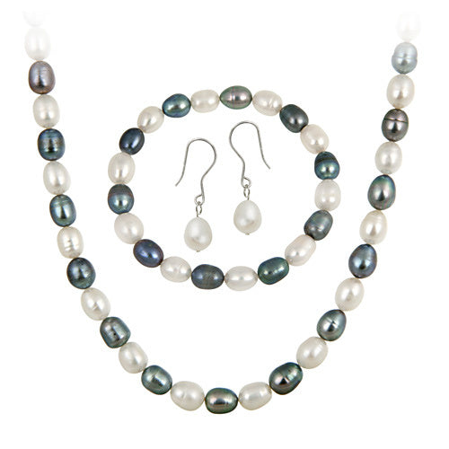 Freshwater Cultured Multi Color Pearl Necklace