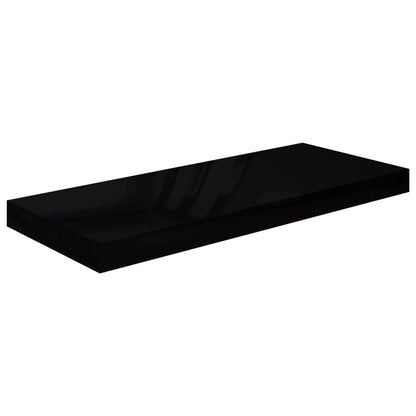 Floating Wall Shelf High Gloss Black
