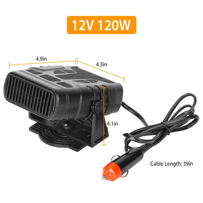 2 in 1 Defroster Portable Car Heater