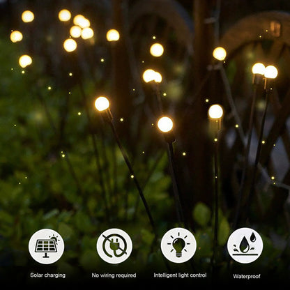 Outdoor Solar LED Firefly Lamp