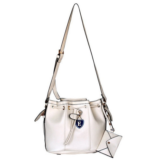 Stylish White An Adjustable Handbag
