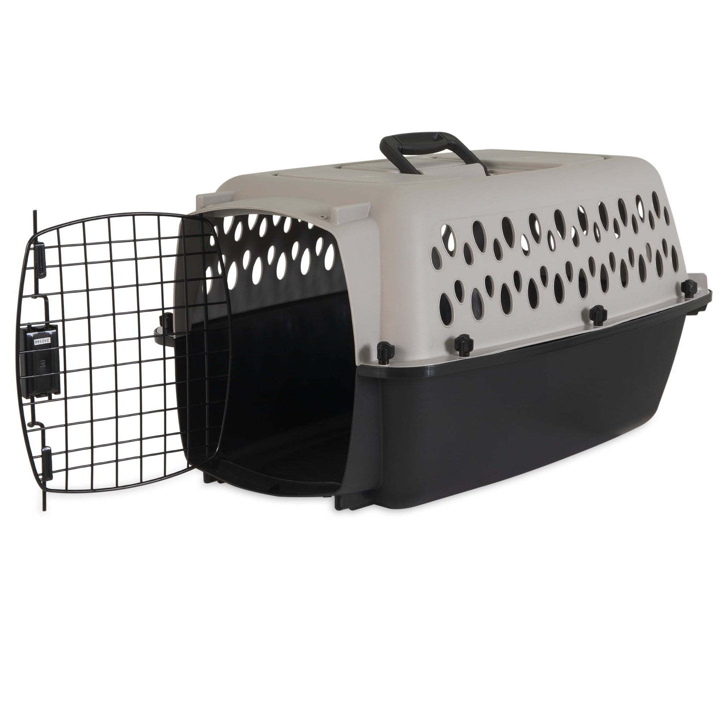 Hard-Side 36\" Plastic Pet Kennel for Dogs