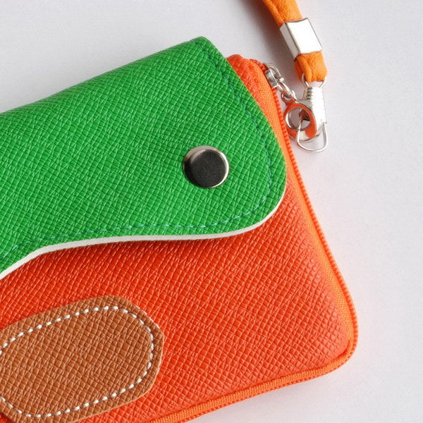 Colorful Leatherette Mobile Phone Pouch