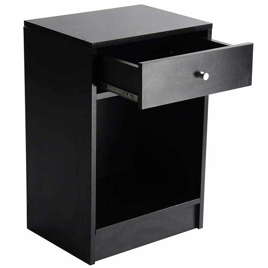 Modern Nightstand Bedside Table with Cabinet Organizer