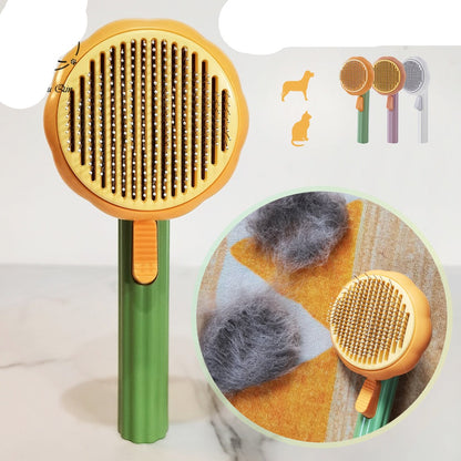 Cat Grooming Brush Pumpkin Comb