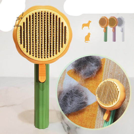 Cat Grooming Brush Pumpkin Comb