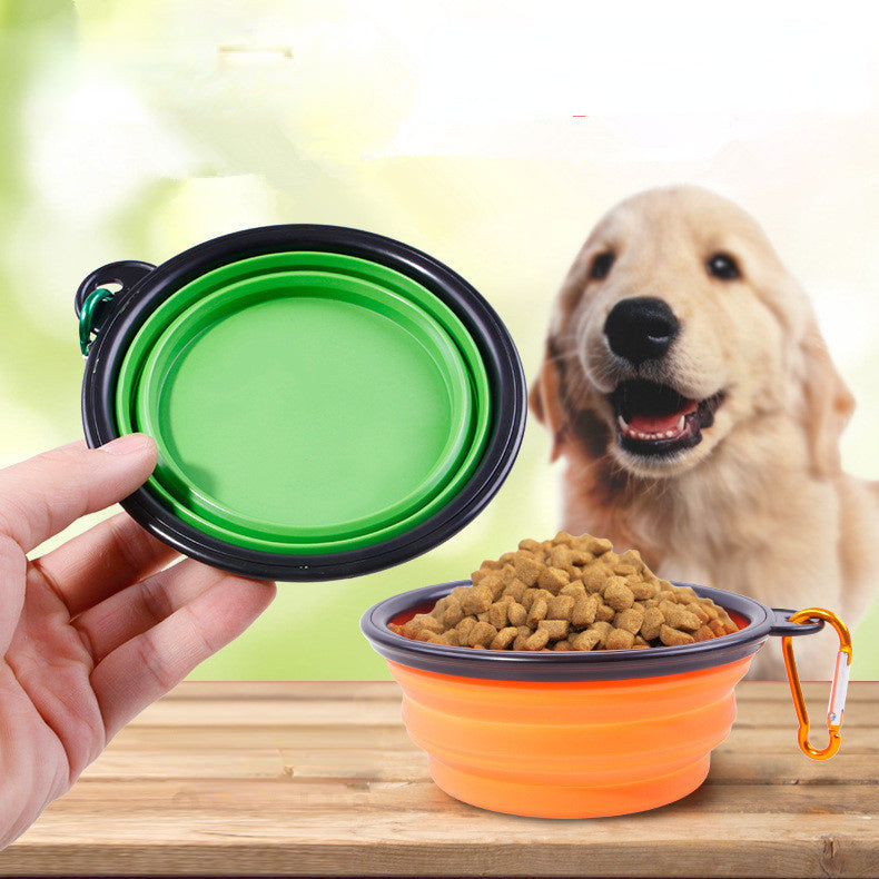 Folding Bowl Outdoor Portable Dog Bowl