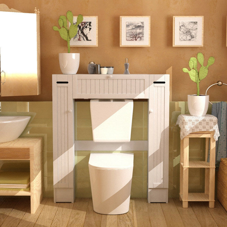 Wooden over the Toilet Storage Cabinet