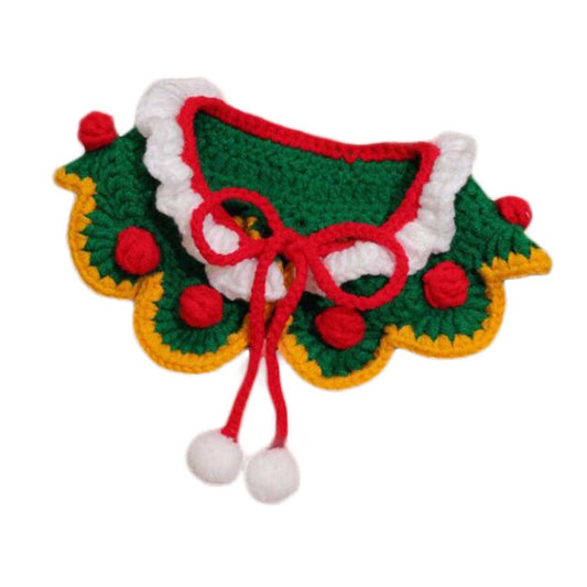 Green Christmas Pet Collar