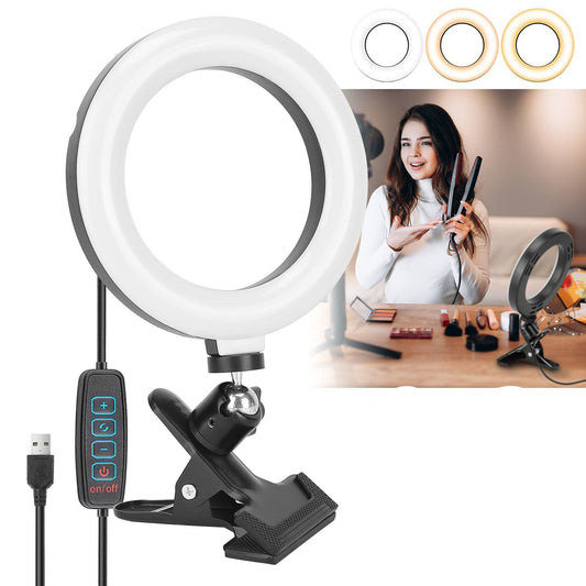 6.3in LED Ring Light for Laptop