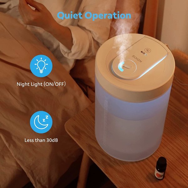 Top Fill Cool Mist Humidifier for Bedroom