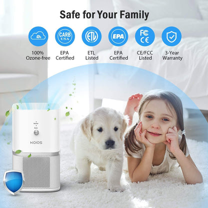 Air Purifier with True HEPA Filter,