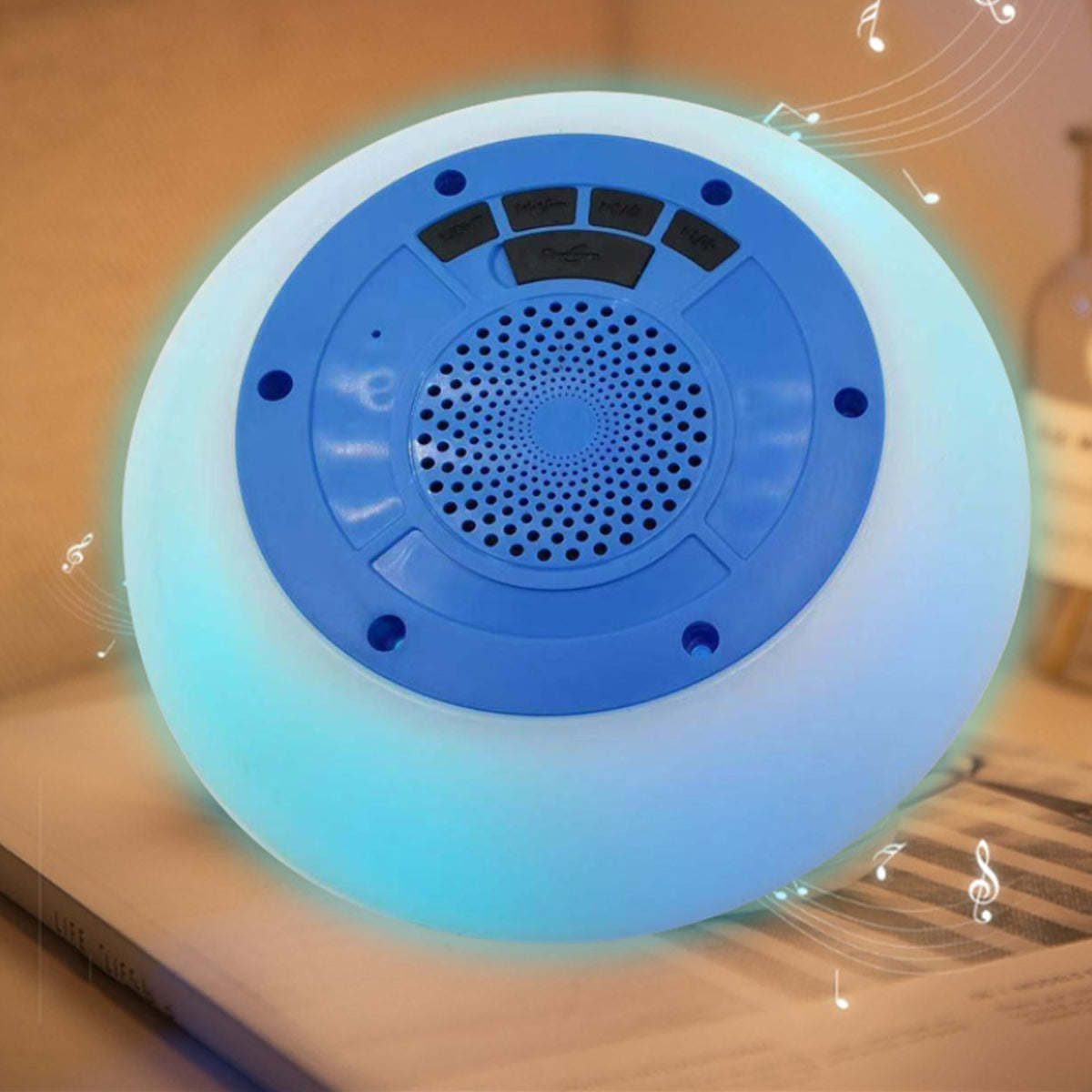 Bluetooth LED Enabled Waterproof Speaker