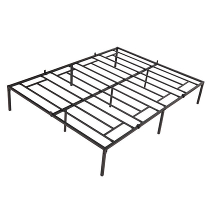 Queen Size Bed Frame Metal Heavy Duty Iron Beds