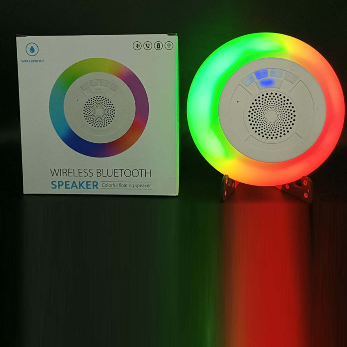 Bluetooth LED Enabled Waterproof Speaker