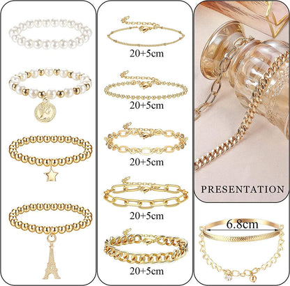 Chain Bracelets Set for Women