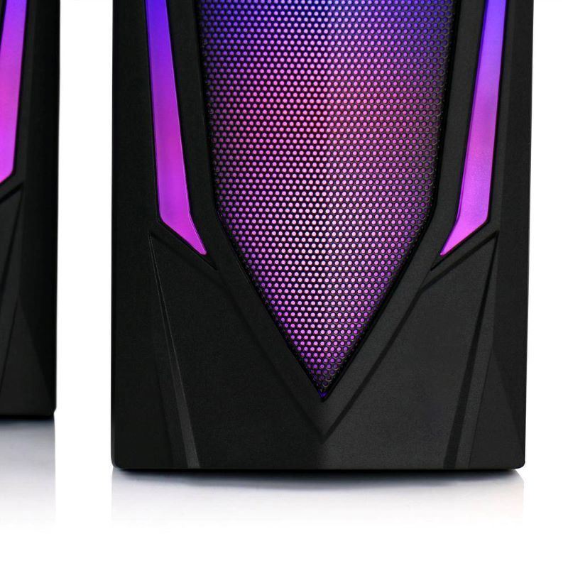 Household Computer Gaming Speakers With LED RGB Lights