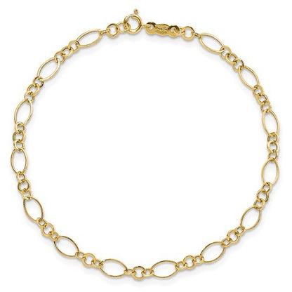 Women's Polished Oval Link Bracelet