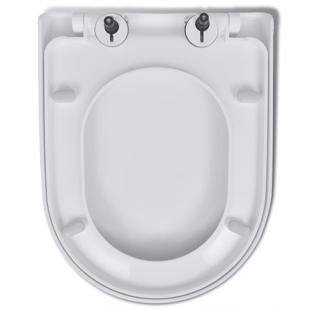 Soft-close Toilet Seat with Quick-release Square