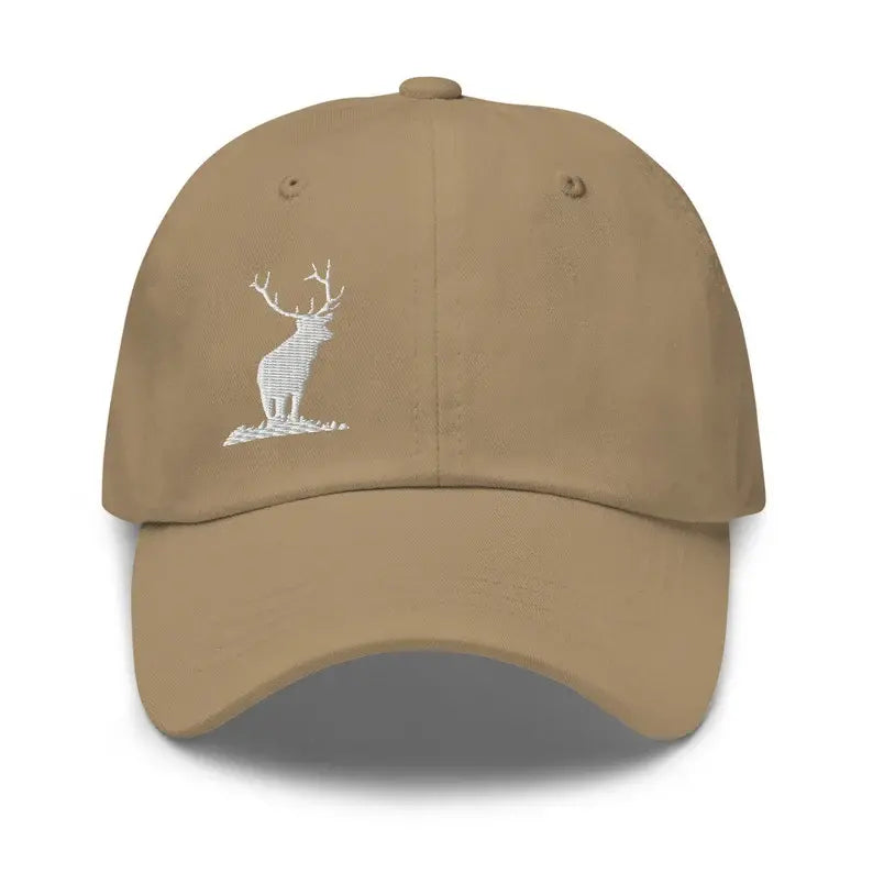 Men's Hat with Elk Silhouette