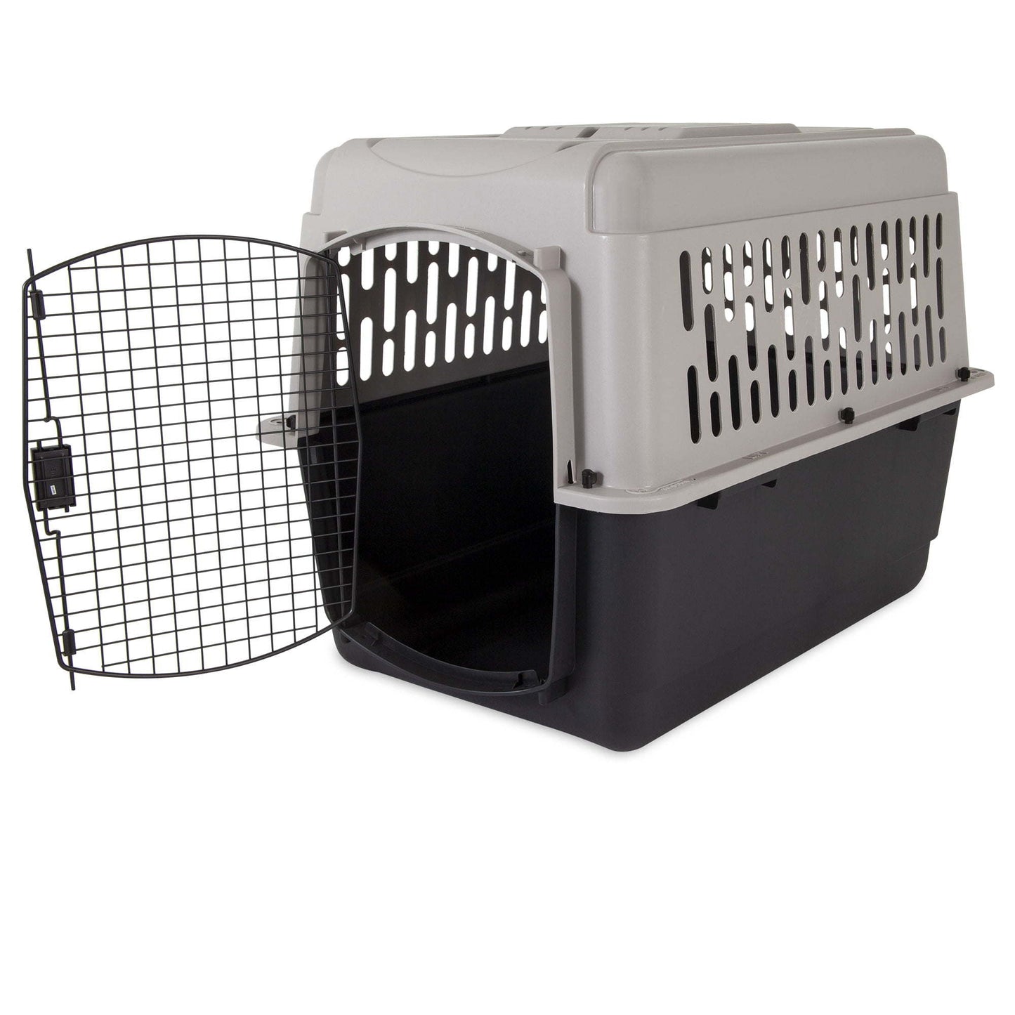 Hard-Side 36\" Plastic Pet Kennel for Dogs