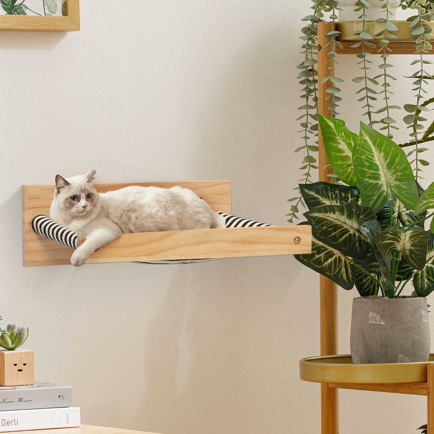 Wall-Mounted Cat Hammock, Cat Shelf