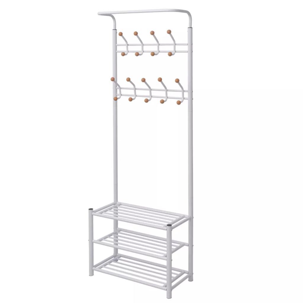 Clothes Rack with Shoe Storage