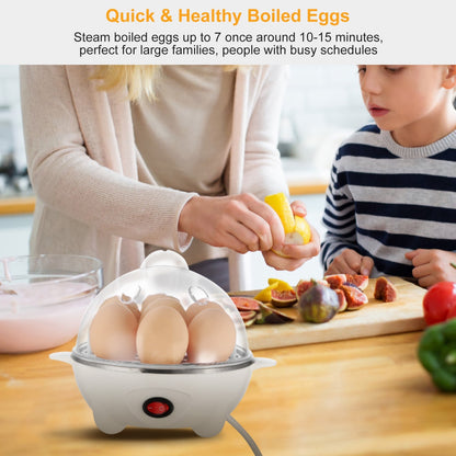 7-Capacity BPA-Free Hard-Boiled Egg Maker