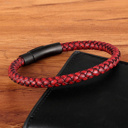 Classic Style Men Leather Bracelet