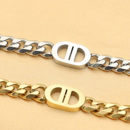Exaggerated Titanium Steel Thick Chain