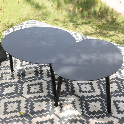 Unique Shape Weather Resistant Patio Coffee Table