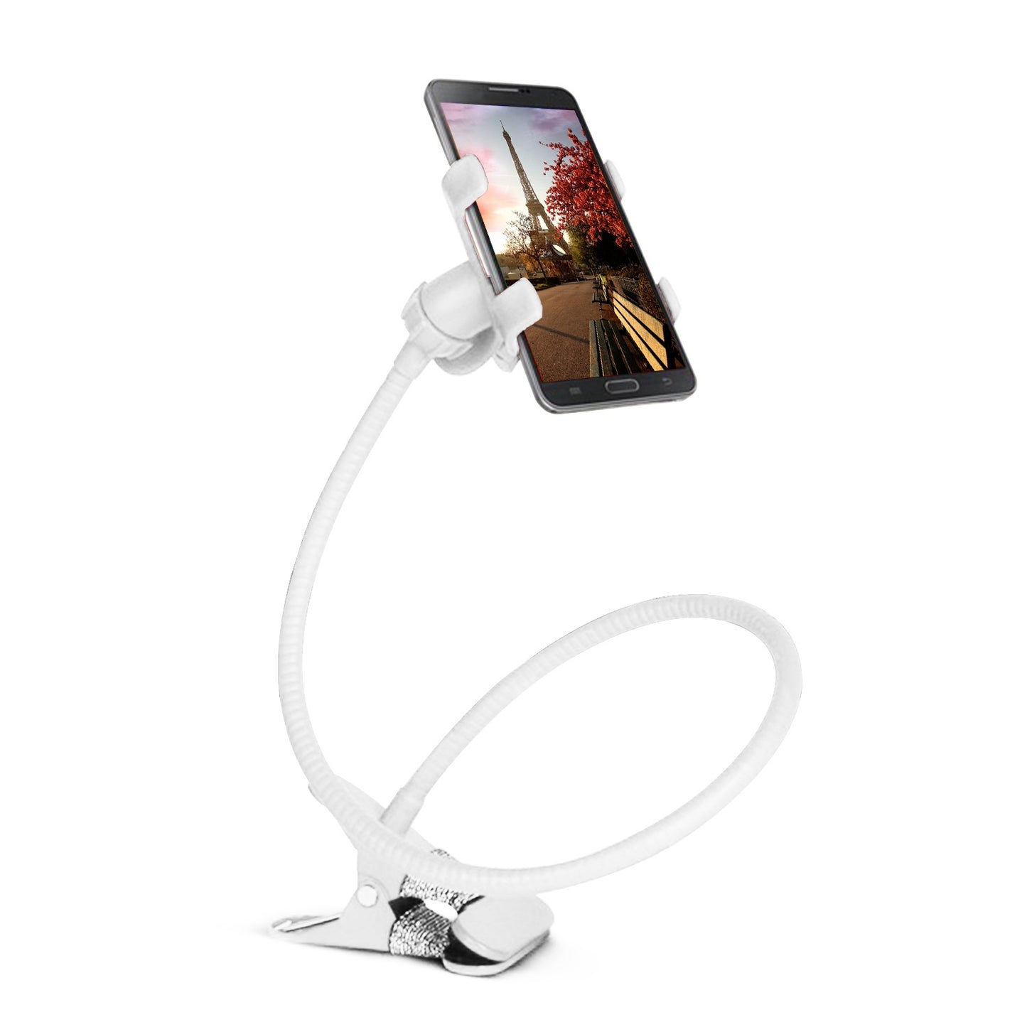 360° Rotation Gooseneck Clip Smartphone Holder