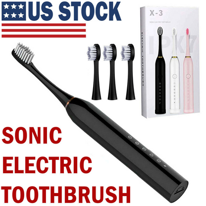 Rechargeable Sonic Electric Toothbrush Brush Heads