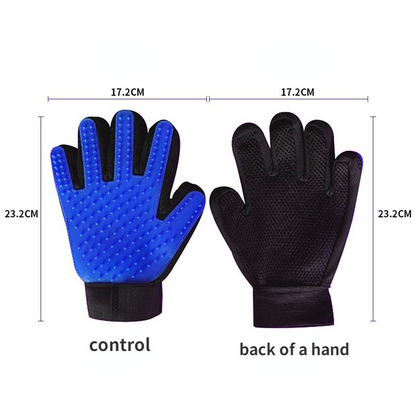 Cat grooming glove for cats wool