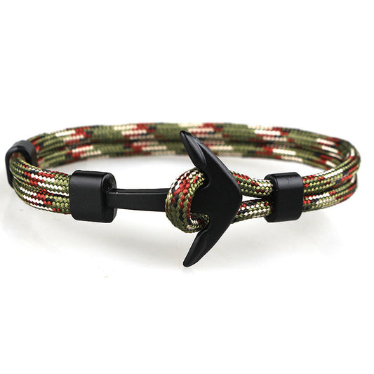 Women's Anchor Fashion Polyester Rope Bracelet