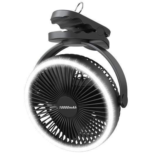 Battery Operated Clip on fan with Camping Lantern