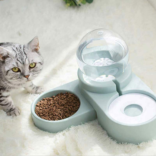 Large Pet Feeder Automatic Drinking Fountain