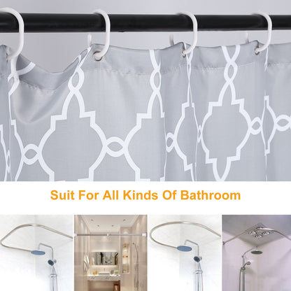 Waterproof 70x70' Inches Bathroom Shower Drape Liner
