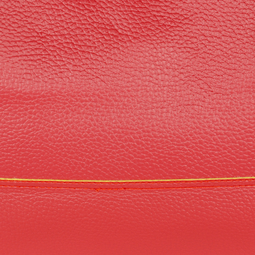 Fashion Double Handle Leatherette Satchel Bag