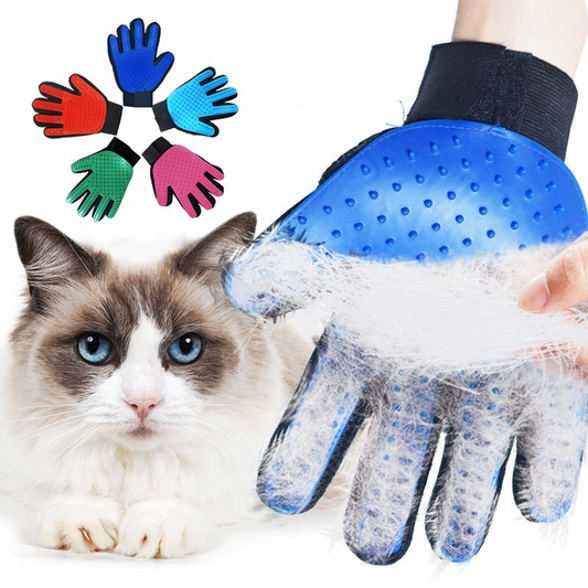 Cat grooming glove for cats wool