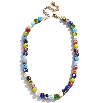 Candice Layered Multi-Color 2 PC Necklace