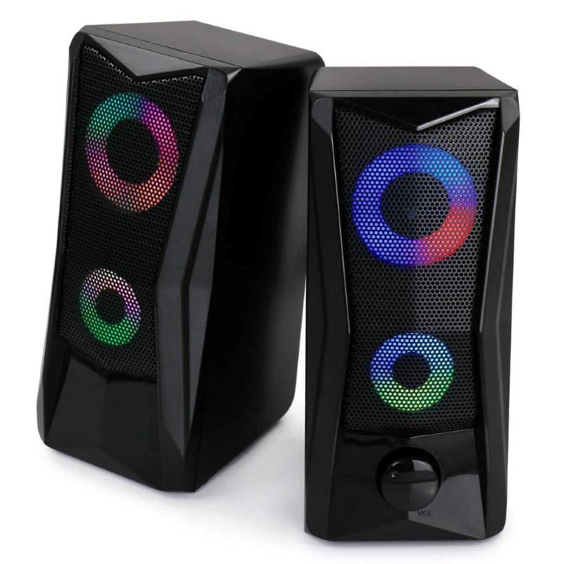 Household Computer Gaming Speakers With LED RGB Lights