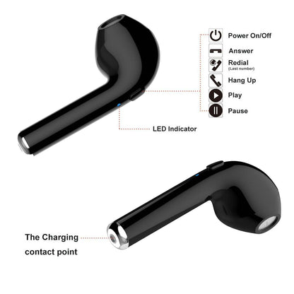 Dual Chamber Wireless Bluetooth Earphones