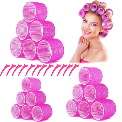 30 Packs Large Hair Rollers for Long Medium Hair