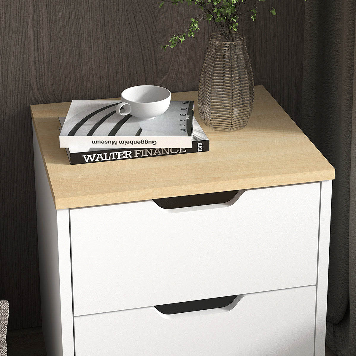 18.9'' Tall 2 - Drawer Nightstand