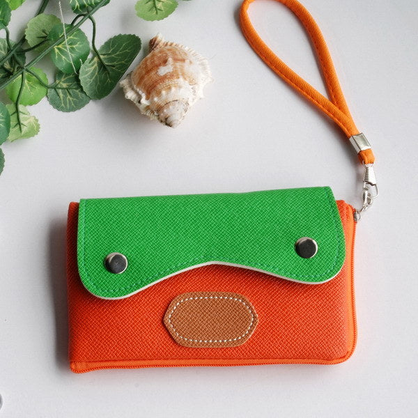 Colorful Leatherette Mobile Phone Pouch