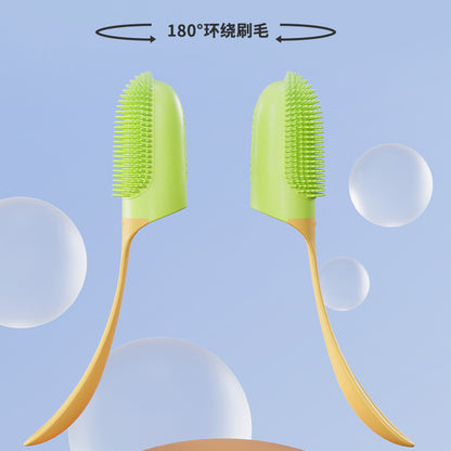 Pet Silicone Tooth Cleaning Care Toothbrush